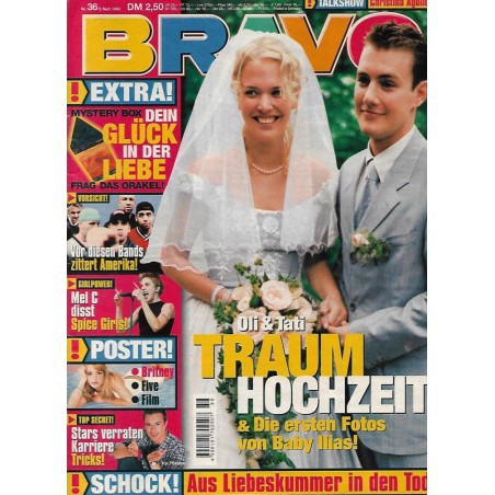 BRAVO Nr.36 / 2 September 1999 - Oli & Tati Traumhochzeit