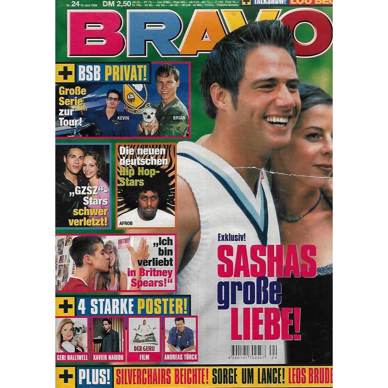 BRAVO Nr.24 / 10 Juni 1999 - Sashas große Liebe