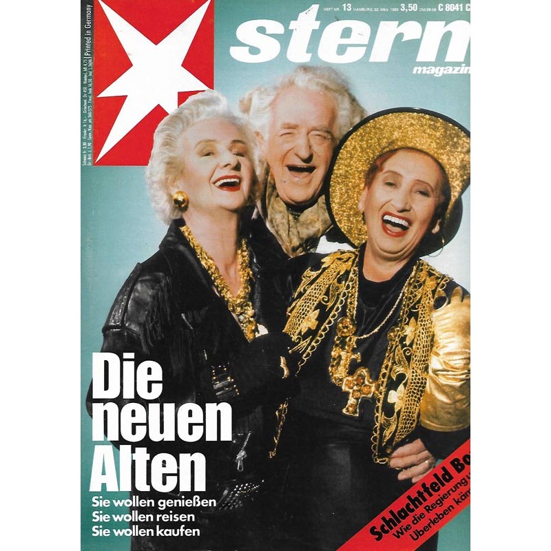 stern Heft Nr.13 / 22 März 1989 - Die neuen Alten