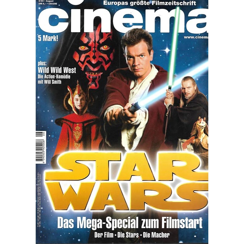 CINEMA 8/99 August 1999 - Star Wars