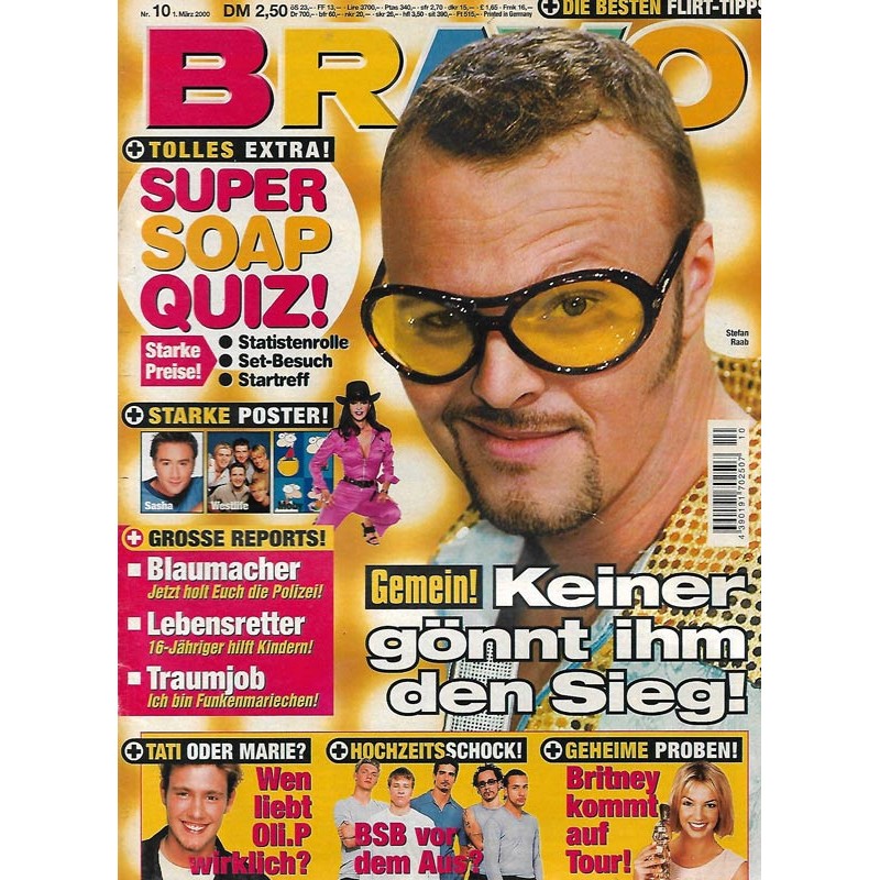 BRAVO Nr.10 / 1 März 2000 - Gemein! Stefan Raab