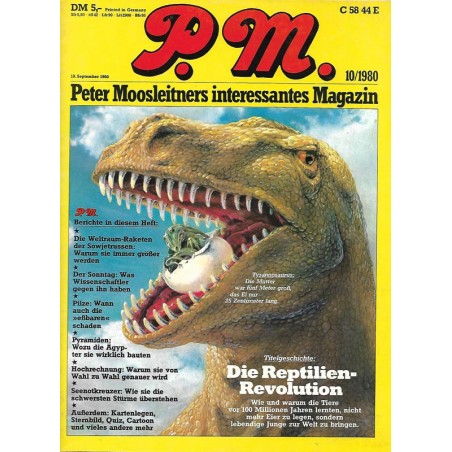 P.M. Ausgabe Oktober 10/1980 - Die Reptilien-Revolution