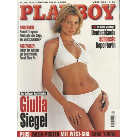 Playboy Nr.3 / März 1999 - Giulia Siegel