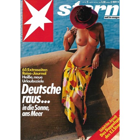 stern Heft Nr.5 / 28 Januar 1988 - Deutsche raus...