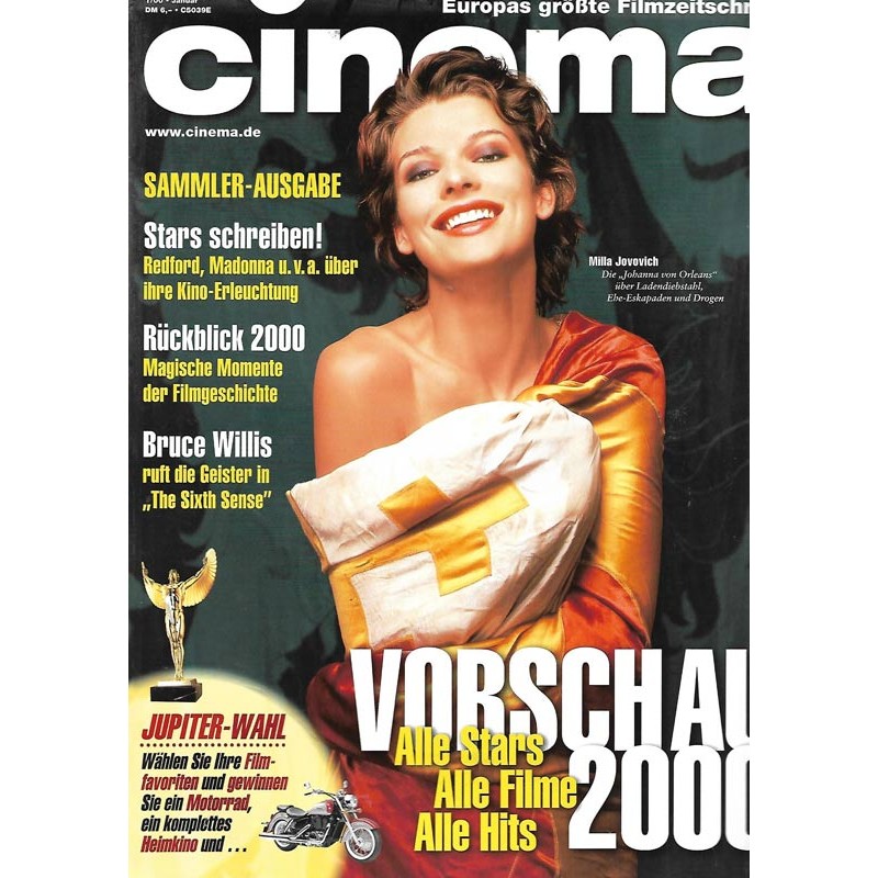 CINEMA 1/00 Januar 2000 - Milla Jovovich