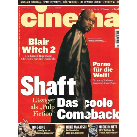 CINEMA 11/00 November 2000 - Shaft, das coole Comeback