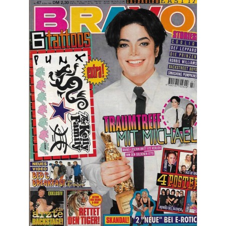 BRAVO Nr.47 / 16 November 1995 - Traumtreff mit Michael