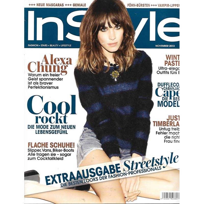 InStyle 11/November 2013 - Alexa Chung / Cool rockt