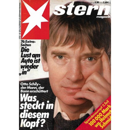 stern Heft Nr.11 / 6 März 1986 - Otto Schily
