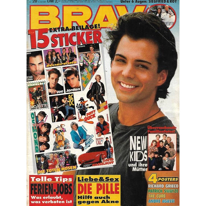 BRAVO Nr.28 / 4 Juli 1991 - Richard Grieco