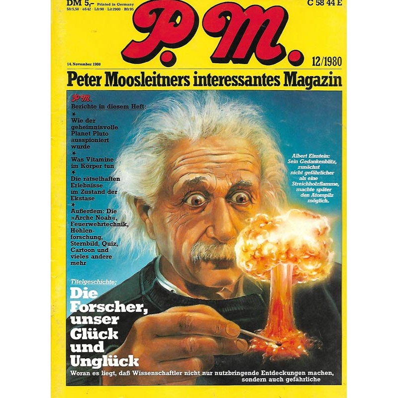 P.M. Ausgabe Dezember 12/1980 - Albert Einstein