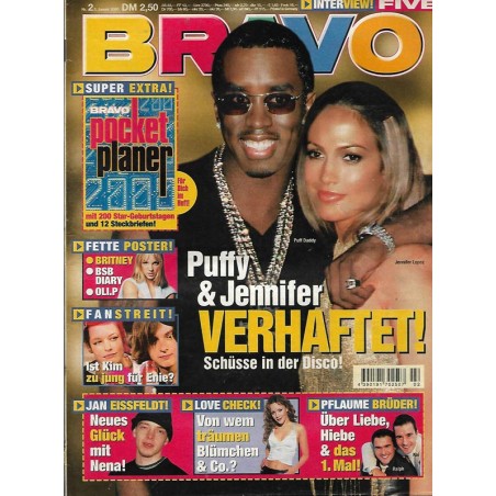 BRAVO Nr.2 / 5 Januar 2000 - Puffy & Jennifer