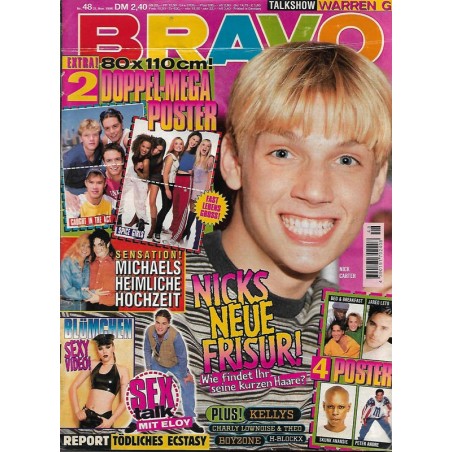 BRAVO Nr.48 / 21 November 1996 - Nicks neue Frisur!