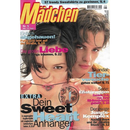 Mädchen Nr.5 /  19 Februar 1997 - Dein Sweat Heart