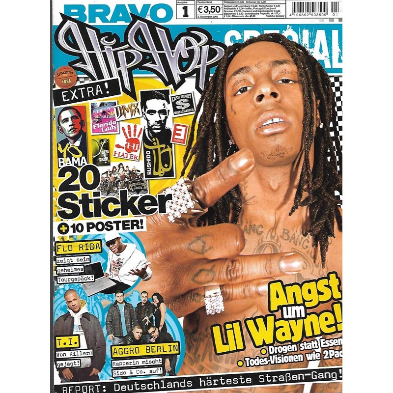BRAVO Hip Hop Nr.1 / 5 Dezember 2008 - Angst um Lil Wayne