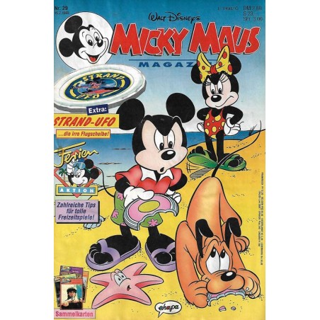 Micky Maus Nr. 29 / 15 Juli 1993 - Strand Ufo