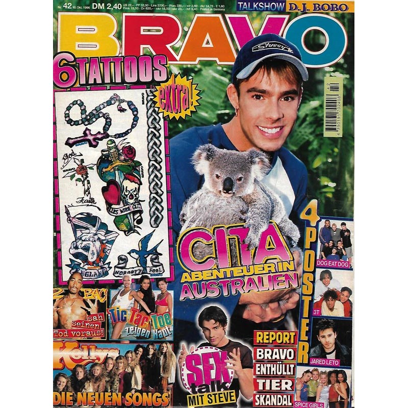 BRAVO Nr.42 / 10 Oktober 1996 - Cita Abenteuer in Australien