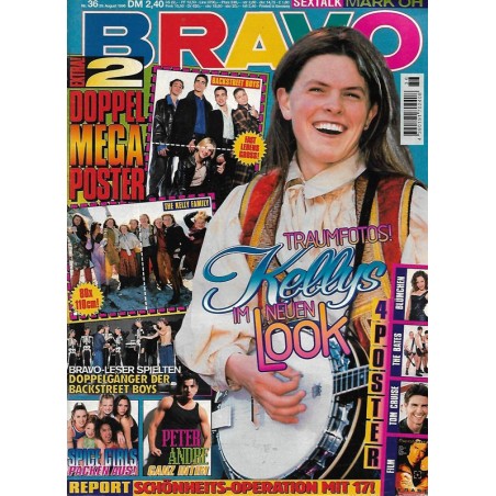 BRAVO Nr.36 / 29 August 1996 - Kellys im neuen Look