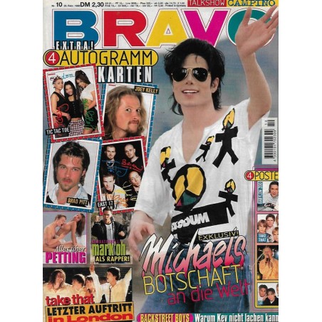 BRAVO Nr.10 / 29 Februar 1996 - Michaels Botschaft an die Welt