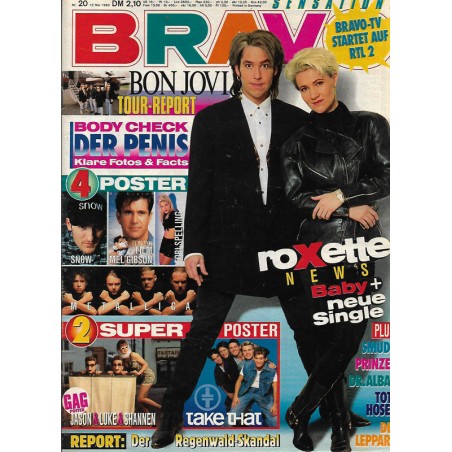 BRAVO Nr.20 / 13 Mai 1993 - Roxette News