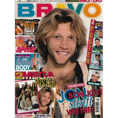 BRAVO Nr.42 / 13 Oktober 1994 - Bon Jovi sanft wie nie!