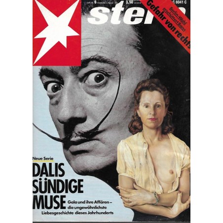 stern Heft Nr.6 / 2 Februar 1989 - Dalis sündige Muse