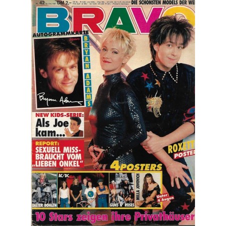 BRAVO Nr.42 / 10 Oktober 1991 - Roxette