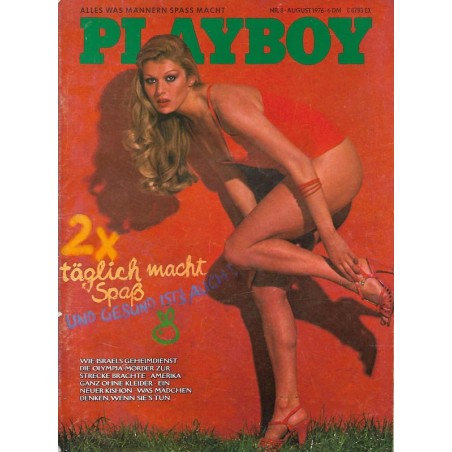 Playboy Nr.8 / August 1976 - Playmate Milda Jansen