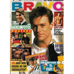 BRAVO Nr.38 / 12 September 1991 - Bryan Adams