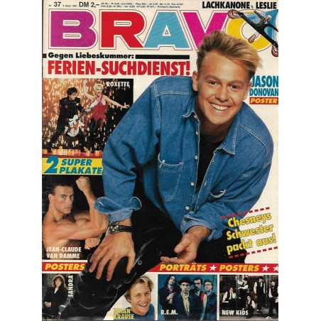 BRAVO Nr.37 / 5 September 1991 - Jason Donovan