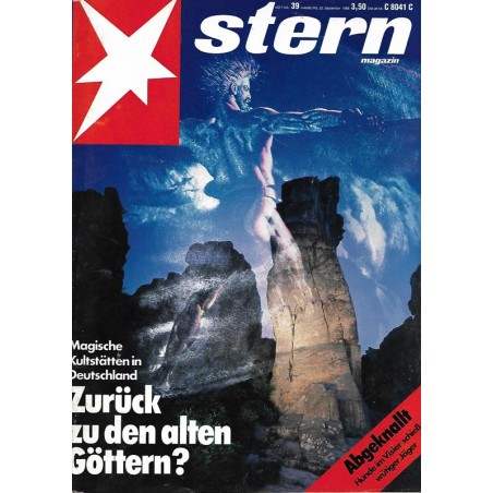 stern Heft Nr.39 / 22 Sep. 1988 - Kultstätten in Deutschland