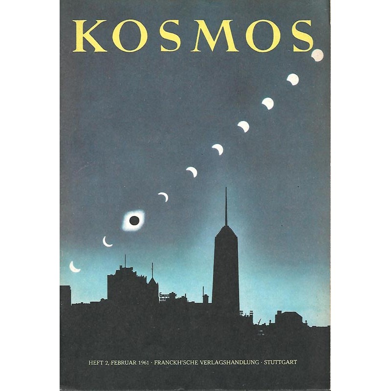 KOSMOS Heft 2 Februar 1961 - Sonnenfinsternis 1954