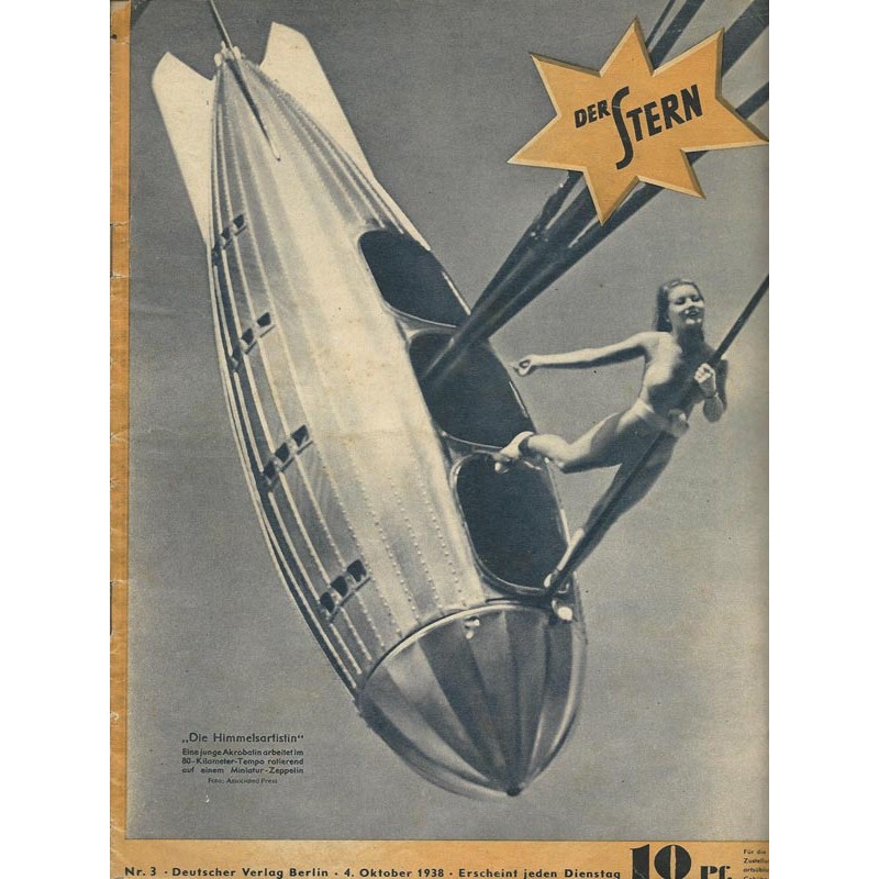 Der Stern Nr.3 / 4 Oktober 1938 - Die Himmelsartistin