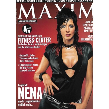 MAXIM November 2001 - Nena
