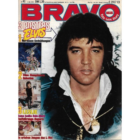BRAVO Nr.41 / 5 Oktober 1978 - Elvis mit neuen Enthüllungen