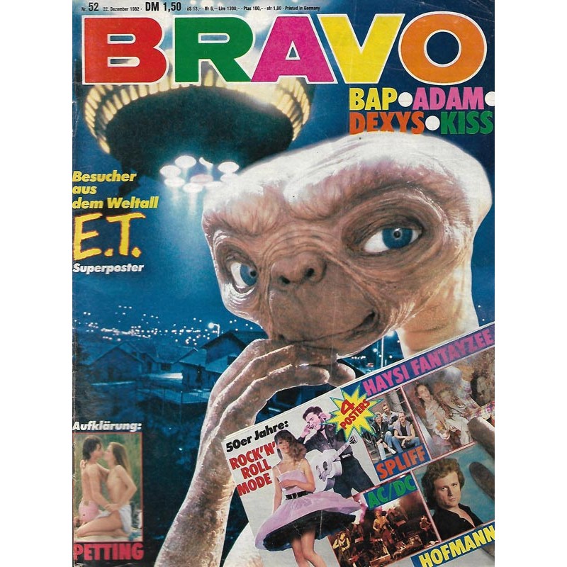 BRAVO Nr.52 / 22 Dezember 1982 - Besucher E.T.