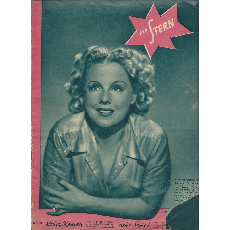 Der Stern Nr.11 / März 1939 - Anny Ondra