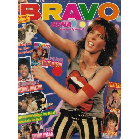 BRAVO Nr.25 / 15 Juni 1983 - Nena live und privat
