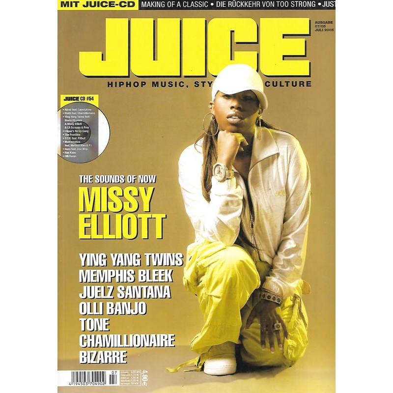 JUICE Nr.76 Juli / 2005 & CD 54 - Missy Elliott