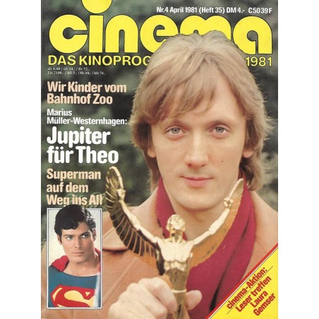 CINEMA 4/81 April 1981 - Jupiter für Theo