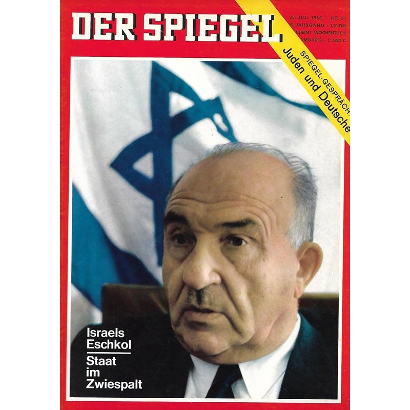 Der Spiegel Nr.31 / 28 Juli 1965 - Israels Eschkol