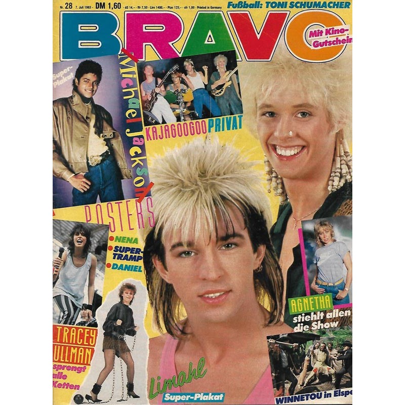 BRAVO Nr.28 / 7 Juli 1983 - Kajagoogoo / Limahl