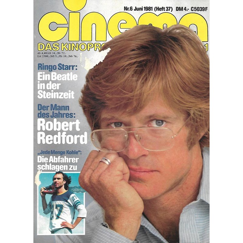 CINEMA 6/81 Juni 1981 - Robert Redford