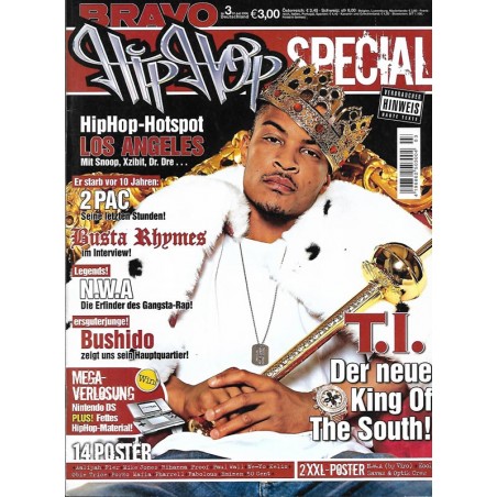 BRAVO Hip Hop Nr.3 / 7 Juli 2006 - T.I. King of the South!