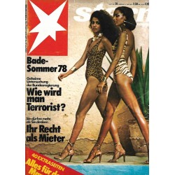 stern Heft Nr.20 / 11 Mai 1978 - Bade Sommer 78