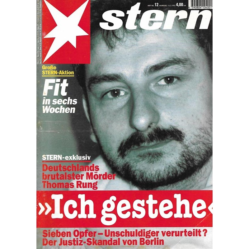 stern Heft Nr.12 / 16 März 1995 - Thomas Rung