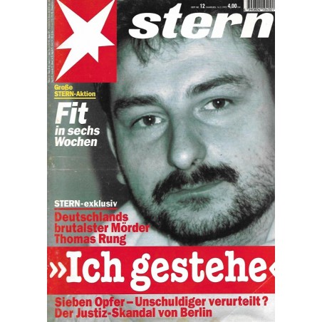 stern Heft Nr.12 / 16 März 1995 - Thomas Rung
