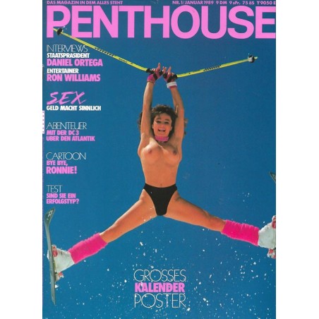 Penthouse Nr.1 / Januar 1989 - Hedy Garhammer