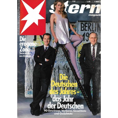 stern Heft Nr.1/91 27 Dezember 1990 - Die Deutschen des Jahres
