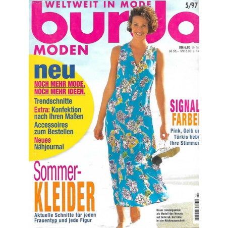 burda Moden 5/Mai 1997 - Sommerkleider